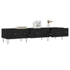 Schwarzes TV-Möbel Grigoriana 150x36x30cm (Holz)