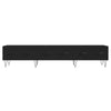 Schwarzes TV-Möbel Grigoriana 150x36x30cm (Holz)
