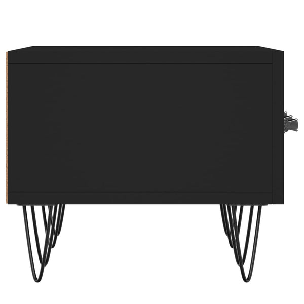 Schwarzes TV-Möbel Grigoriana 150x36x30cm (Holz)
