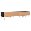 Schwarzes TV-Möbel Grigoriana 150x36x30cm (Holz)