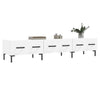 Weißes TV-Lowboard Debbi 150x36x30cm (Holz)