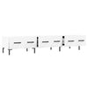 Weißes TV-Lowboard Debbi 150x36x30cm (Holz)