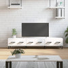 Weißes TV-Lowboard Debbi 150x36x30cm (Holz)
