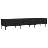 Schwarzes TV-Board Debbi 150x36x30cm (Holz)