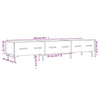 Schwarzes TV-Board Debbi 150x36x30cm (Holz)