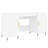 Weißer Schreibtisch Jerrie 140x50x75cm (Holz)