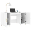 Weißer Schreibtisch Jerrie 140x50x75cm (Holz)