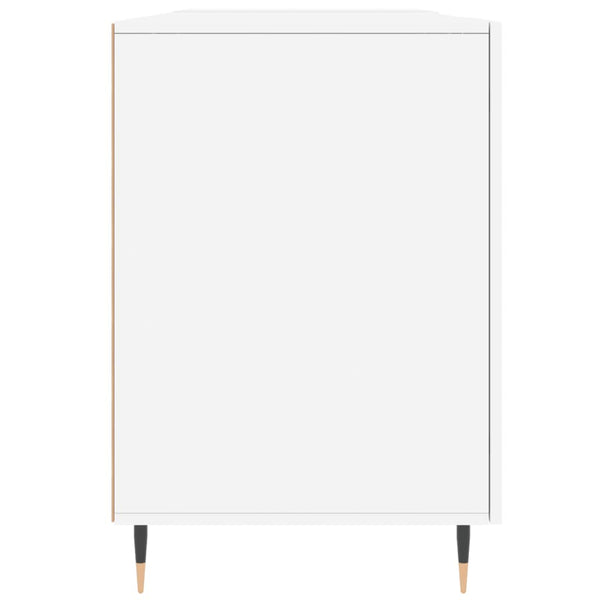 Weißer Schreibtisch Jerrie 140x50x75cm (Holz)