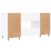Weißer Schreibtisch Jerrie 140x50x75cm (Holz)