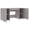 Grauer Schreibtisch Jerrie 140x50x75cm (Holz)