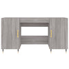 Grauer Schreibtisch Jerrie 140x50x75cm (Holz)