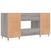 Grauer Schreibtisch Jerrie 140x50x75cm (Holz)
