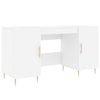 Weißer Schreibtisch Theodore 140x50x75cm (Holz)