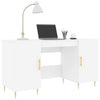 Weißer Schreibtisch Theodore 140x50x75cm (Holz)