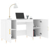 Weißer Schreibtisch Theodore 140x50x75cm (Holz)