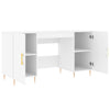 Weißer Schreibtisch Theodore 140x50x75cm (Holz)