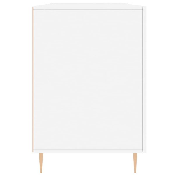 Weißer Schreibtisch Theodore 140x50x75cm (Holz)