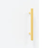 Weißer Schreibtisch Theodore 140x50x75cm (Holz)