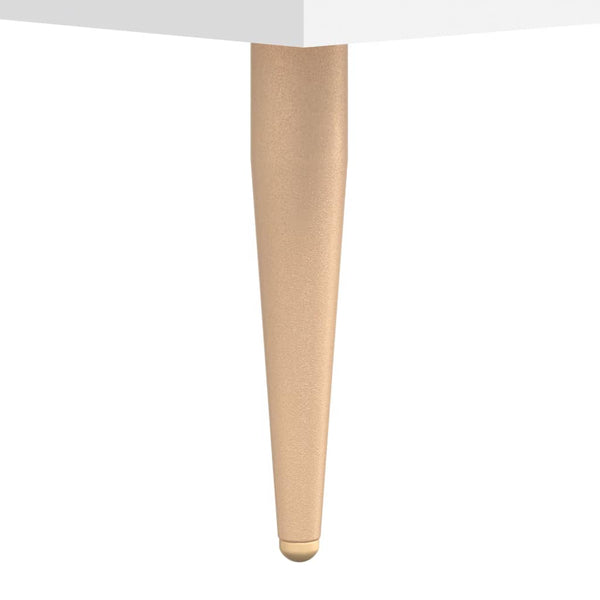 Weißer Schreibtisch Theodore 140x50x75cm (Holz)