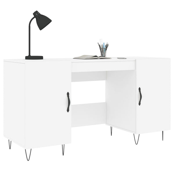 Weißer Schreibtisch Sofaru 140x50x75cm (Holz)