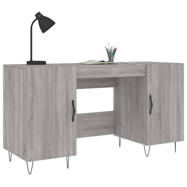 Grauer Schreibtisch Sofaru 140x50x75cm (Holz)