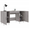 Grauer Schreibtisch Sofaru 140x50x75cm (Holz)
