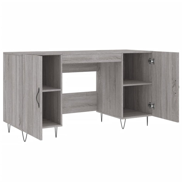 Grauer Schreibtisch Sofaru 140x50x75cm (Holz)