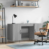 Grauer Schreibtisch Sofaru 140x50x75cm (Holz)