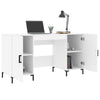 Weißer Schreibtisch Cas 140x50x75cm (Holz)