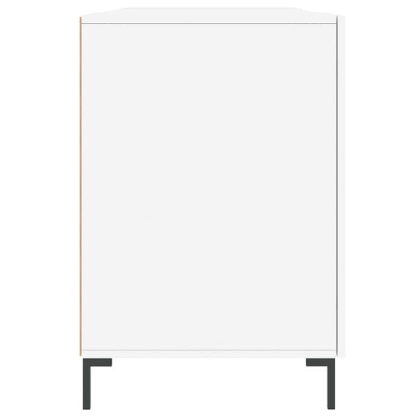 Weißer Schreibtisch Cas 140x50x75cm (Holz)