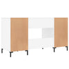 Weißer Schreibtisch Cas 140x50x75cm (Holz)