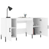 Weißer Schreibtisch Mercurean 140x50x75cm (Holz)