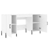 Weißer Schreibtisch Mercurean 140x50x75cm (Holz)