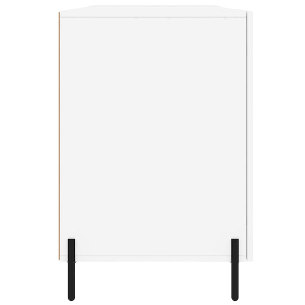 Weißer Schreibtisch Mercurean 140x50x75cm (Holz)