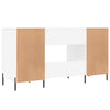 Weißer Schreibtisch Mercurean 140x50x75cm (Holz)