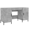 Betongrauer Schreibtisch Mercurean 140x50x75cm (Holz)