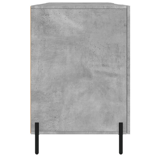 Betongrauer Schreibtisch Mercurean 140x50x75cm (Holz)
