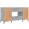 Betongrauer Schreibtisch Mercurean 140x50x75cm (Holz)