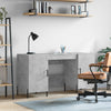 Betongrauer Schreibtisch Mercurean 140x50x75cm (Holz)
