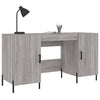 Grauer Schreibtisch Mercurean 140x50x75cm (Holz)