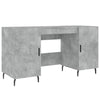 Schreibtisch Mimu 140x50x75cm Betongrau (Holz)