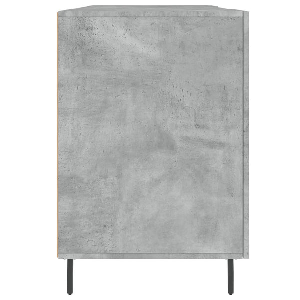 Schreibtisch Mimu 140x50x75cm Betongrau (Holz)