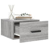 Hängende Nachttische Crinarela 35x35x20cm grau (2er-Set Sonoma)