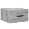 Hängende Nachttische Crinarela 35x35x20cm grau (2er-Set Sonoma)