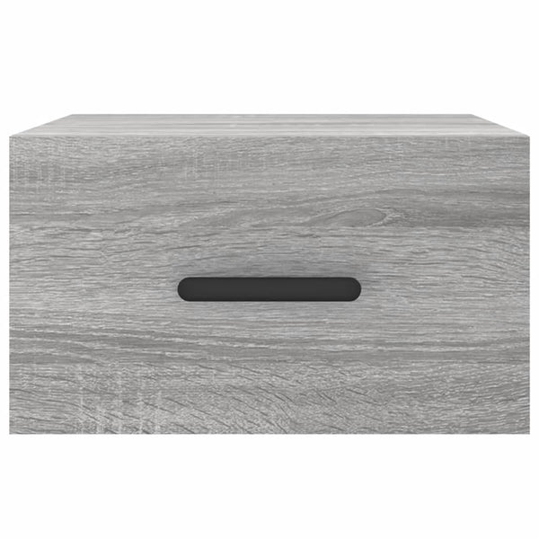 Hängende Nachttische Crinarela 35x35x20cm grau (2er-Set Sonoma)