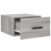 Hängende Nachttische Crinarela 35x35x20cm grau (2er-Set Sonoma)