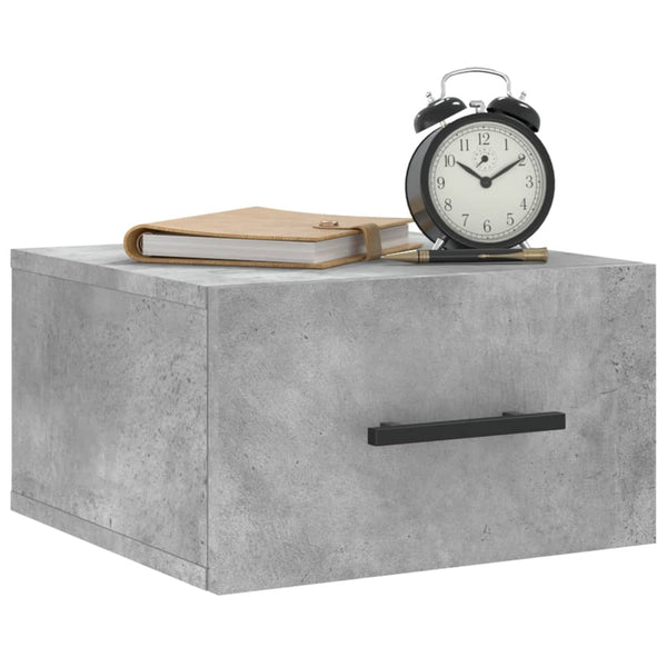 Wandmontierter Nachttisch Staal aus Beton, 35x35x20cm