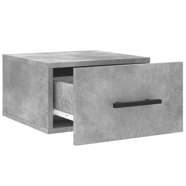 Wandmontierter Nachttisch Staal aus Beton, 35x35x20cm