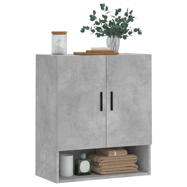 Betongrauer Hängeschrank Xenica 60x31x70cm (Holz)