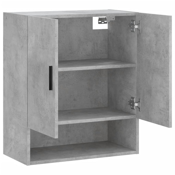 Betongrauer Hängeschrank Xenica 60x31x70cm (Holz)